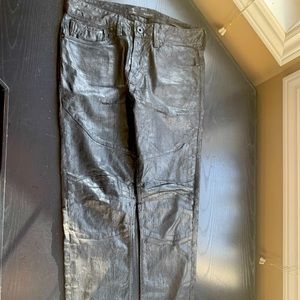 Men’s Guess Black Paint Jeans 32